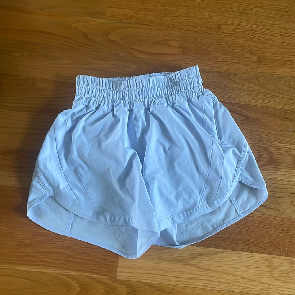 Light purple lululemon shorts